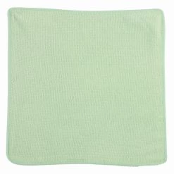 Rubbermaid Commercial 1820578 12 In. X 12 In. Microfiber Cleaning Cloths - Green (24/Pack)