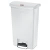 Rubbermaid Commercial 1883557 Slim Jim 13-Gallon Front Step Style Resin Step-On Container - White 1 Rubbermaid Commercial 1883557 Slim Jim 13-Gallon Front Step Style Resin Step-On Container - White -Rubbermaid Commercial Sales Shop rcpn1883557
