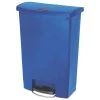 Rubbermaid Commercial 1883597 Slim Jim 24-Gallon Front Step Style Resin Step-On Container - Blue 2 Rubbermaid Commercial 1883597 Slim Jim 24-Gallon Front Step Style Resin Step-On Container - Blue -Rubbermaid Commercial Sales Shop rcpn1883597