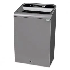 Rubbermaid Commercial 1961628 33 Gal. Landfill Configure Indoor Recycling Waste Receptacle - Gray
