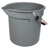 Rubbermaid Commercial FG261400GRAY 14 Quart Round Utility Bucket (Gray) -Rubbermaid Commercial Sales Shop rcpn261400gy