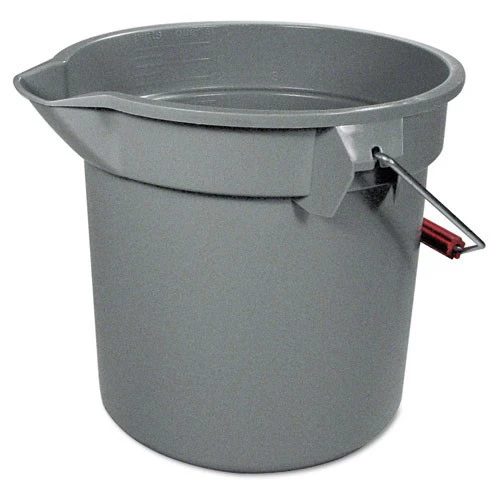 Rubbermaid Commercial FG261400GRAY 14 Quart Round Utility Bucket (Gray) 3 Rubbermaid Commercial FG261400GRAY 14 Quart Round Utility Bucket (Gray)