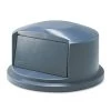 Rubbermaid Commercial FG263788GRAY Brute Dome Top Swing Door Lid For 32 Gallon Waste Containers, Plastic, Gray