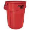 Rubbermaid Commercial FG264360RED Brute 44 Gallon Vented Round Trash Receptacle - Red -Rubbermaid Commercial Sales Shop rcpn264360redea