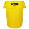 Rubbermaid Commercial FG264360YEL Brute Vented Trash Receptacle, Round, 44 Gal, Yellow -Rubbermaid Commercial Sales Shop rcpn264360yel
