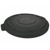 Rubbermaid Commercial FG264560BLA Brute Round 22-1/4 In. Flat Top Lid - Black -Rubbermaid Commercial Sales Shop rcpn264560bla