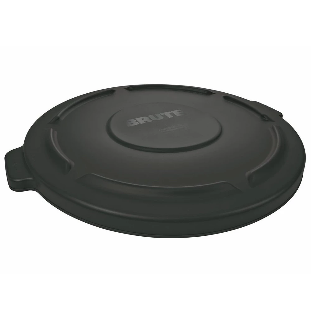 Rubbermaid Commercial FG264560BLA Brute Round 22-1/4 In. Flat Top Lid - Black 3 Rubbermaid Commercial FG264560BLA Brute Round 22-1/4 In. Flat Top Lid - Black
