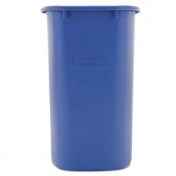 Rubbermaid Commercial FG295673BLUE 28.13 Qt. Rectangular Plastic Deskside Recycling Container - Medium, Blue 12 Rubbermaid Commercial FG295673BLUE 28.13 Qt. Rectangular Plastic Deskside Recycling Container - Medium, Blue -Rubbermaid Commercial Sales Shop rcpn295673be d