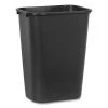 Rubbermaid Commercial FG295700BLA 10.25 Gal. Deskside Rectangular Plastic Wastebasket - Black 2 Rubbermaid Commercial FG295700BLA 10.25 Gal. Deskside Rectangular Plastic Wastebasket - Black -Rubbermaid Commercial Sales Shop rcpn295700bk