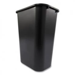 Rubbermaid Commercial FG295700BLA 10.25 Gal. Deskside Rectangular Plastic Wastebasket - Black 8 Rubbermaid Commercial FG295700BLA 10.25 Gal. Deskside Rectangular Plastic Wastebasket - Black -Rubbermaid Commercial Sales Shop rcpn295700bk b