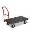 Rubbermaid Commercial FG444100BLA Heavy-Duty 2000 Lbs. Capacity 24 In. X 48 In. Platform Truck - Black
