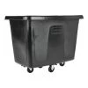 Rubbermaid Commercial FG461200BLA 12 Cu. Ft. Rectangular Polyethylene Metal Frame Cube Truck - Black -Rubbermaid Commercial Sales Shop rcpn461200bla