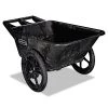 Rubbermaid Commercial FG564200BLA Big Wheel 300 Lbs. Capacity 32.75 In. X 58 In. X 28.25 In. Agriculture Cart - Black -Rubbermaid Commercial Sales Shop rcpn5642bla
