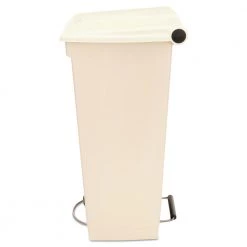 Rubbermaid Commercial FG614500BEIG Legacy 18 Gallon Step-On Container - Beige -Rubbermaid Commercial Sales Shop rcpn614600bg b 1
