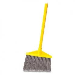 Rubbermaid Commercial FG637500GRAY 56 In. Vinyl Coated Handle Angled Broom - Large, Yellow/Gray -Rubbermaid Commercial Sales Shop rcpn637500gy b