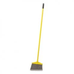 Rubbermaid Commercial FG637500GRAY 56 In. Vinyl Coated Handle Angled Broom - Large, Yellow/Gray -Rubbermaid Commercial Sales Shop rcpn637500gy c