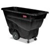 Rubbermaid Commercial FG9T1300BLA 450 Lbs. Capacity, Rectangular Structural Foam Tilt Truck - Black -Rubbermaid Commercial Sales Shop rcpn9t13bla