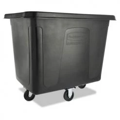 Rubbermaid Commercial FG461600BLA 500 Lbs. Cube Truck - Black