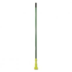 Rubbermaid Commercial FGH24600GR00 60 In. Gripper Fiberglass Mop Handle - Green/Yellow