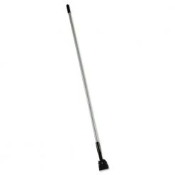 Rubbermaid Commercial FGM146000000 Snap-On Fiberglass 60 In. Dust Mop Handle - Gray/Black