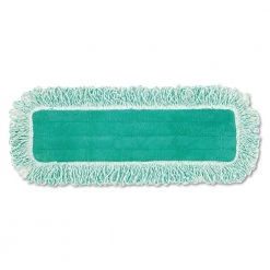 Rubbermaid Commercial FGQ41800GR00 18 In. Microfiber Dust Pad With Fringe - Green (6-Piece/Carton)