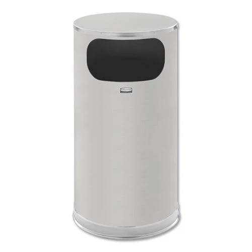 Rubbermaid Commercial FGSO16SSSGL 12 Gal. European And Metallic Side-Opening Receptacle - Satin Stainless 3 Rubbermaid Commercial FGSO16SSSGL 12 Gal. European And Metallic Side-Opening Receptacle - Satin Stainless