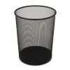 Rubbermaid Commercial FGWMB20BK 5 Gal. Round Steel Mesh Wastebasket - Black (6/Carton) 2 Rubbermaid Commercial FGWMB20BK 5 Gal. Round Steel Mesh Wastebasket - Black (6/Carton) -Rubbermaid Commercial Sales Shop rcpnwmb20bkct